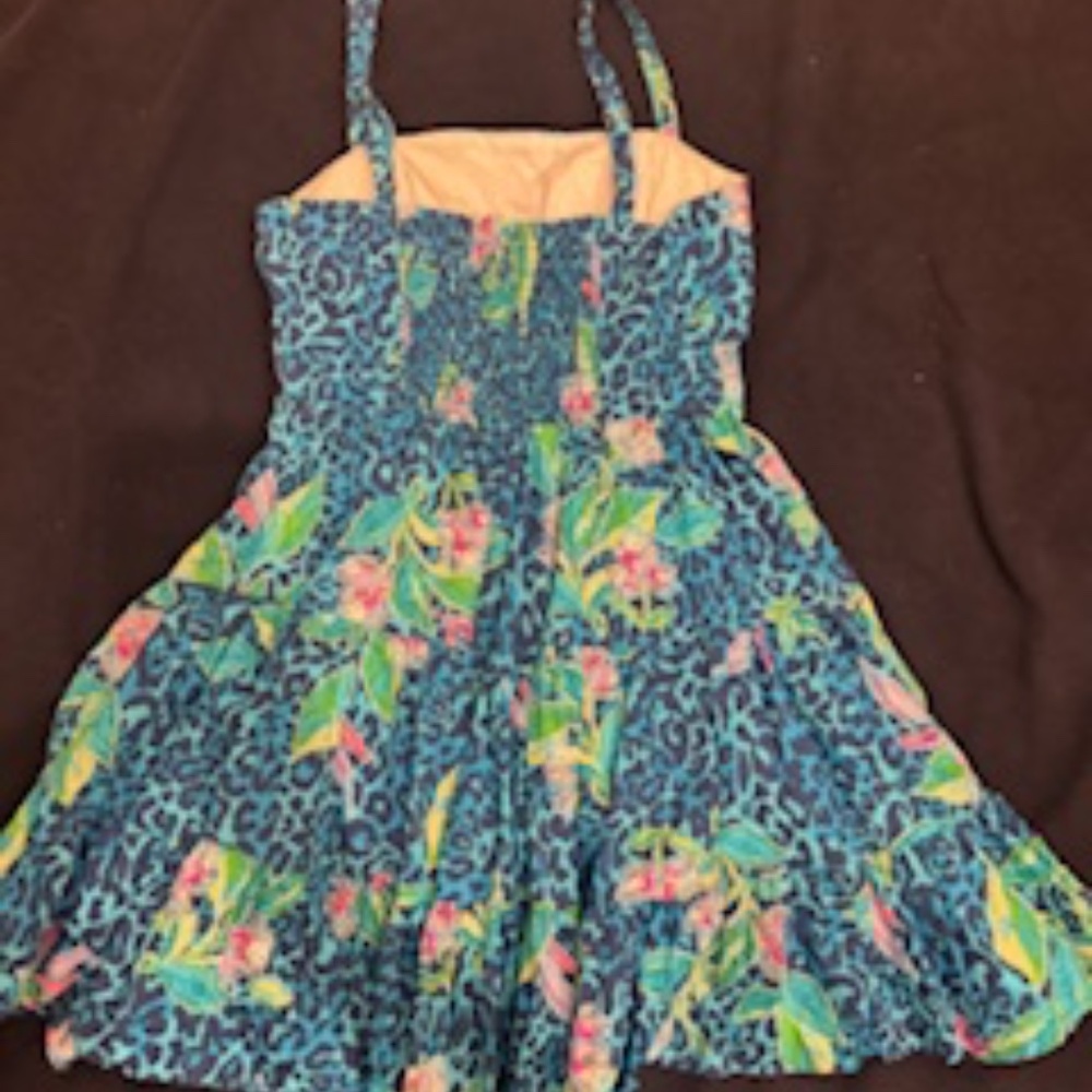 Lilly Pulitzer Alision Dress- Pockets! Formentera Turquoise Hot On The Spot, 4 - Picture 7 of 7